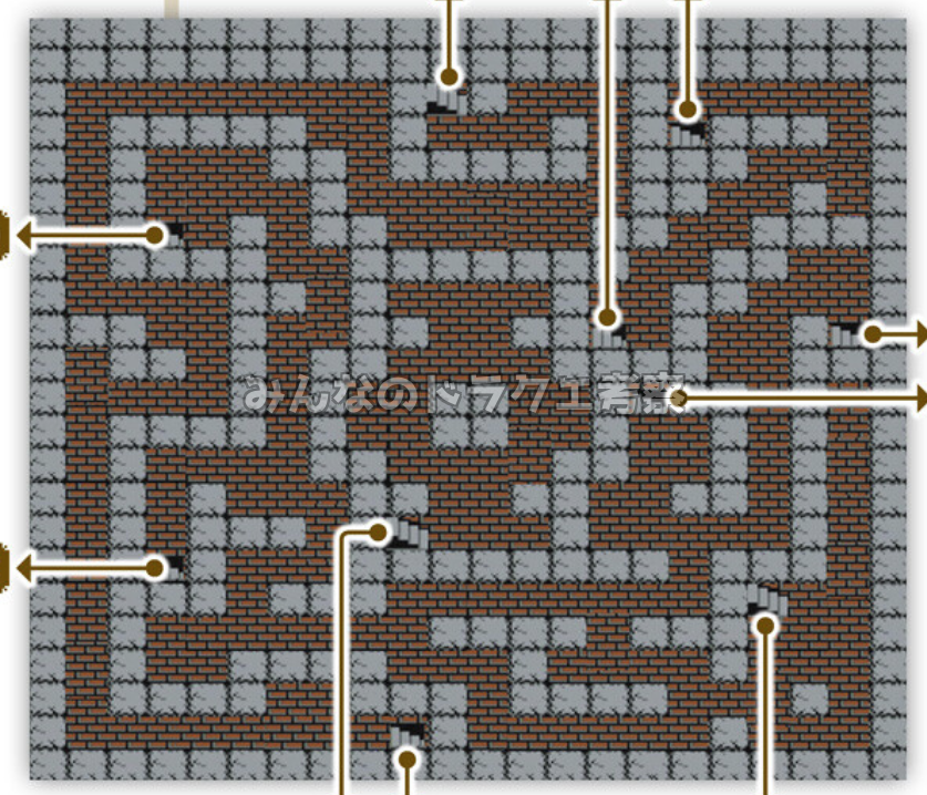 ドラクエ１竜王の城、ファミコン版