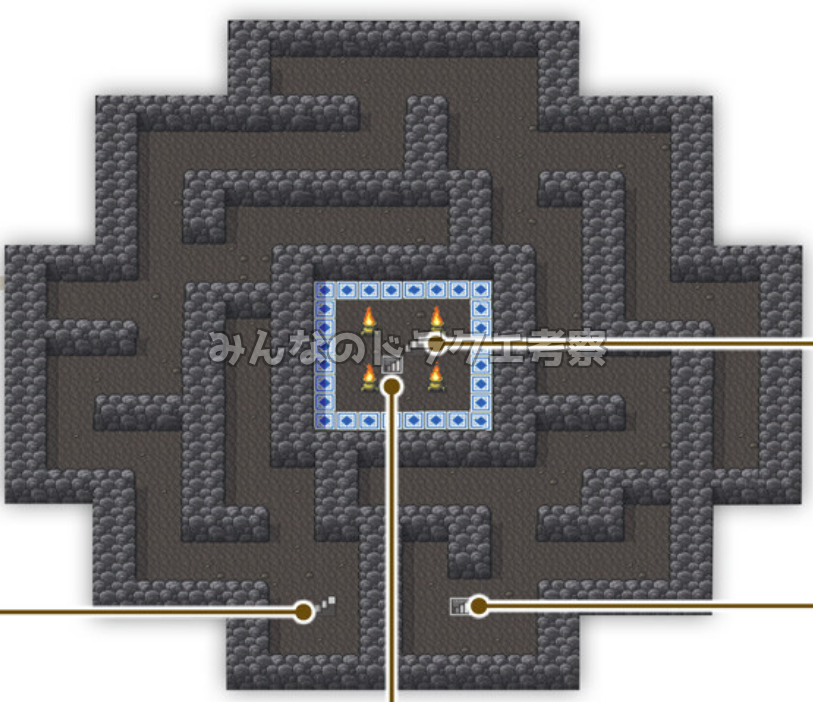 ドラクエ1竜王の城地下２FSFC